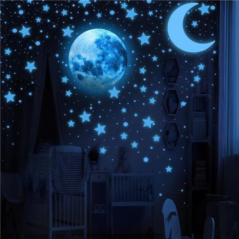 Glow in the Dark Stars for Ceiling - 1050pcs  Ceiling Decor | Stars Stickers